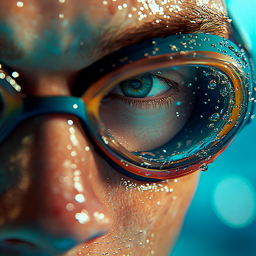 Optimal Vision in Water: The Gator Swimming Goggles for Glasses Wearers