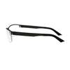 Side view of Marvelous B8 BUTCH 03 03 titanium eyeglasses, showcasing sleek design and lightweight black frame.