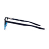 NIKE 5019 422 eyeglasses side view showcasing sleek black frames and stylish blue lenses. Perfect for active lifestyles.