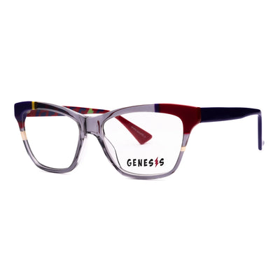 Genesis GV1534 2 vibrant woman eyeglasses featuring bold colors and contemporary design.