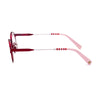 Side view of Kids Eyeglasses Conni CON12 28 in red and pink, showcasing stylish design and durable materials.