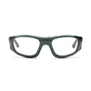 Unisex green eyeglasses Leader C2 36530 5010, durable kids frame, stylish design for vision correction.