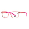 NIKE 5036 688 eyeglasses in pink with sleek design and logo, perfect blend of style and functionality.