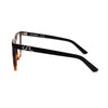 Side view of Karl Lagerfeld KL 6050 215 women's eyeglasses showcasing elegant frame design and logo detail.