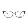 Black cat-eye Silhouette 1590/75 9030 eyeglasses showcasing timeless elegance and sophisticated design.