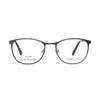 MARCCAIN MC82157 GR eyeglasses in black with titanium frame, showcasing a stylish and sophisticated design.