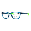 NIKE 5048 423 eyeglasses in blue and green, featuring a modern design and lightweight construction for comfort and style.