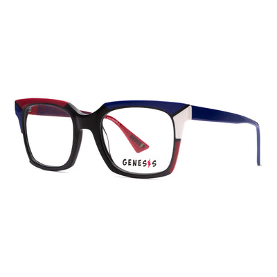 Unisex Genesis GV1546 4 eyeglasses with bold colors and modern design, showcasing style and functionality.