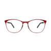 Red titanium eyeglasses Marvelous COBI 3001, showcasing sleek design and lightweight comfort.