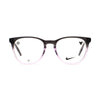 NIKE 5057 25 eyeglasses with a sleek black and pink design, showcasing modern style and athletic performance.