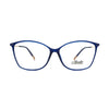 Timeless elegance eyeglasses Silhouette 1607/75 4530 in navy blue, showcasing sleek design and premium craftsmanship.