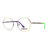 Genesis GV1550 4 women's eyeglasses featuring bold colors and modern octagonal design, crafted from stainless steel.