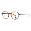 Kids eyeglasses Die Wilden Kerle DWK44 162 with stylish frame and vibrant orange accents, perfect for active youngsters.