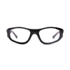 Unisex black eyeglasses Leader 36540 1010 for children, offering durability and style in vision correction.