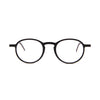 Ultra-slim black reading glasses I Need You 5MM G10500 with clear lenses, perfect for modern readers.