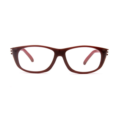 Kids unisex eyeglasses Leader BUDDY ROT, red frame, stylish and durable design for superior vision correction.