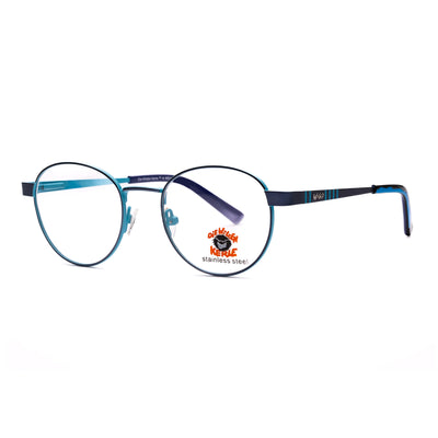 Kids eyeglasses Die Wilden Kerle DWK55 193 in blue, stylish and durable for everyday adventures.