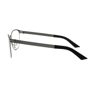 Side view of Marvelous GX6110 01 01 titanium eyeglasses showcasing sleek design and stylish black temple tips.