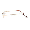 Side view of Basic B03907 100 eyeglasses showcasing elegant design and durable materials for sophistication and comfort.