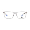 NIKE 5541 974 eyeglasses in clear frame with blue details, combining style and comfort for everyday wear.