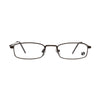 Basic B03907 700 unisex eyeglasses with stylish metal frames and clear lenses, perfect for sophisticated and fashionable looks.