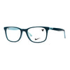 NIKE 5546 304 eyeglasses in teal color featuring a modern design and lightweight frame for all-day comfort.