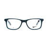 NIKE 5549 444 eyeglasses front view, showcasing modern design and lightweight comfort. Ideal for style and performance.