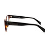 Side view of Karl Lagerfeld KL 6151 242 women's eyeglasses showcasing elegant tortoiseshell design and logo detail.