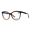 Women's Karl Lagerfeld KL 6154 236 eyeglasses, stylish contemporary design in tortoiseshell and navy colors.