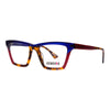 Unisex Genesis GV1577 3 eyeglasses featuring a vibrant blue and tortoiseshell design, combining style and functionality.