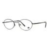 Unisex Basic B03908 800 eyeglasses with elegant oval frames in silver, perfect for stylish vision solutions.