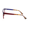 Side view of vibrant unisex eyeglasses Genesis GV1577 3 showcasing bold colors and contemporary design.