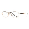 Stylish unisex eyeglasses Basic B03908 990 featuring an elegant gold frame and contemporary design.