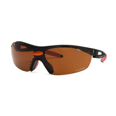 SZIOLS 49122 ROT RUBBER sunglasses featuring sporty design and brown lenses for enhanced UV protection and comfort.