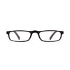 Black half-rim reading glasses I Need You HALF-LINE G31000 with clear lenses for modern style and visual clarity.