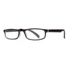 Sleek black half-rim reading glasses I Need You HALF-LINE G31000 for stylish visual clarity.