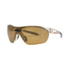 SZIOLS 49321 KRISTALL SI sunglasses with polarized brown lenses and clear frame, ideal for active lifestyles.