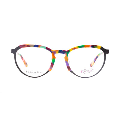 Colorful Kaos KK561 2 woman eyeglasses with stainless steel frame and bold modern design.