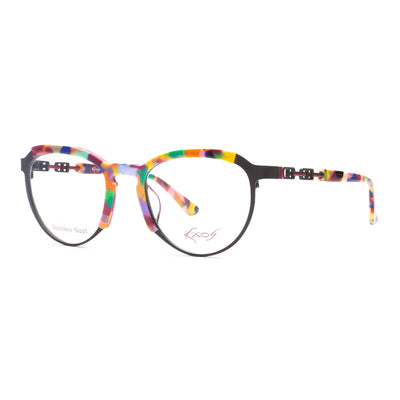 Colorful Kaos KK561 2 women's eyeglasses with modern design and stainless steel accents.