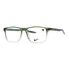 NIKE 7125 300 eyeglasses in mineral spruce fade, lightweight nylon frames for stylish everyday wear.