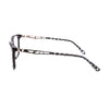 Side view of Kxos KK572 2 woman eyeglasses showcasing bold design and modern aesthetics.