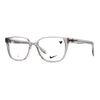 NIKE 7172 31 eyeglasses in clear plastic frame, stylish and functional eyewear for women.