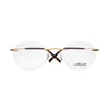 Front view of Silhouette 5541/EP 7520 eyeglasses showcasing elegant design and premium materials.