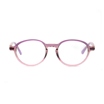 Mia and me MIA08 20 kids eyeglasses in pink gradient design, perfect for stylish and active children.