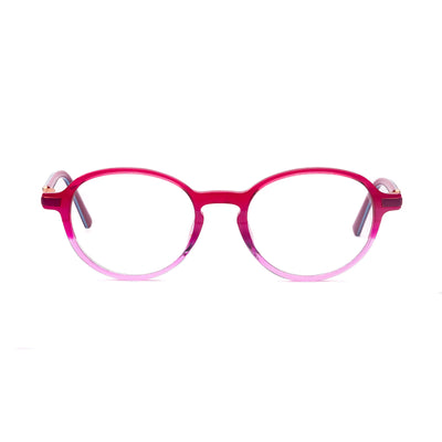 Kids eyeglasses Mia and me MIA08 21 in vibrant pink, stylish design for durability and comfort. Perfect for little adventurers.