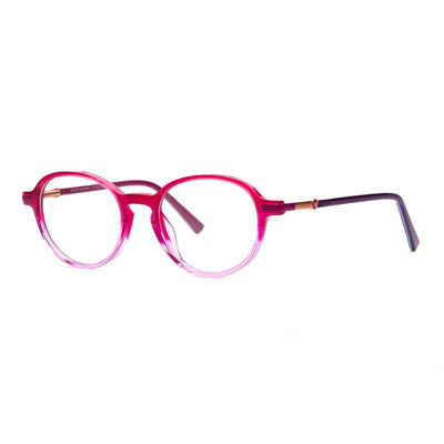 Kids eyeglasses Mia and me MIA08 21, stylish pink frame with round lenses, perfect for little adventurers.