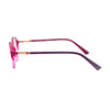 Kids eyeglasses Mia and me MIA08 21 in pink and purple, showcasing stylish design and durable construction.