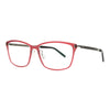 Sleek red titanium eyeglasses for women, Marvelous GXK-TI 887 A10 V2, combining style and durability.