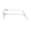 Side view of Marvelous KALE 99 titanium eyeglasses with a sleek, stylish design in vibrant colors.