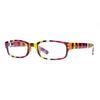 Colorful I Need You CHAOT G56200 reading glasses with a unique striped design for stylish optical clarity.